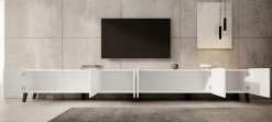 Pepinos 2 - TV-Meubel - Wit - 300x42x44 cm