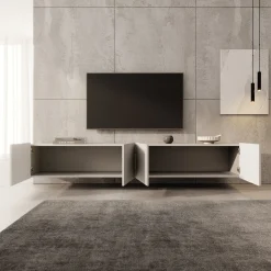 Pepinos - TV-Meubel - Beige - 200x42x33cm