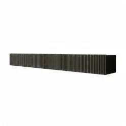 Pepinos - TV-Meubel - Mat zwart - 300x42x33 cm