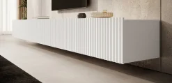 Pepinos - TV-Meubel - Wit - 300x42x33 cm