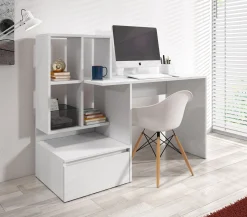 Pierre 2 - Bureau - Wit - 145x52 cm