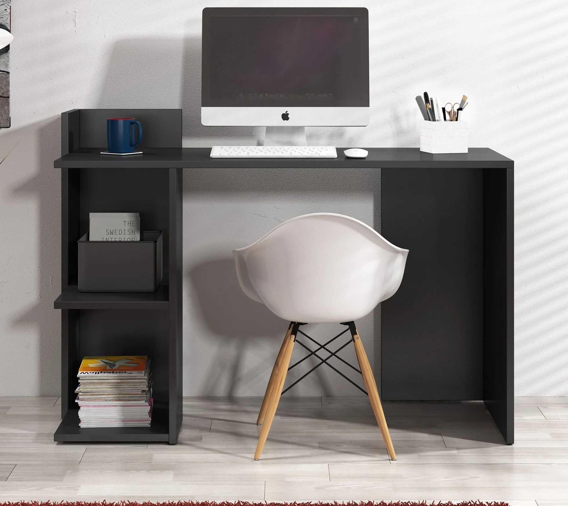 Pierre - Bureau - Zwart - 120x52 cm