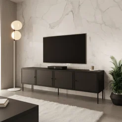 Pierson - TV-Meubel - Zwart - 201 cm