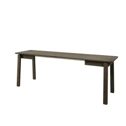 Portino - Eetkamertafel - Donker eiken - 104-224x60x77 cm