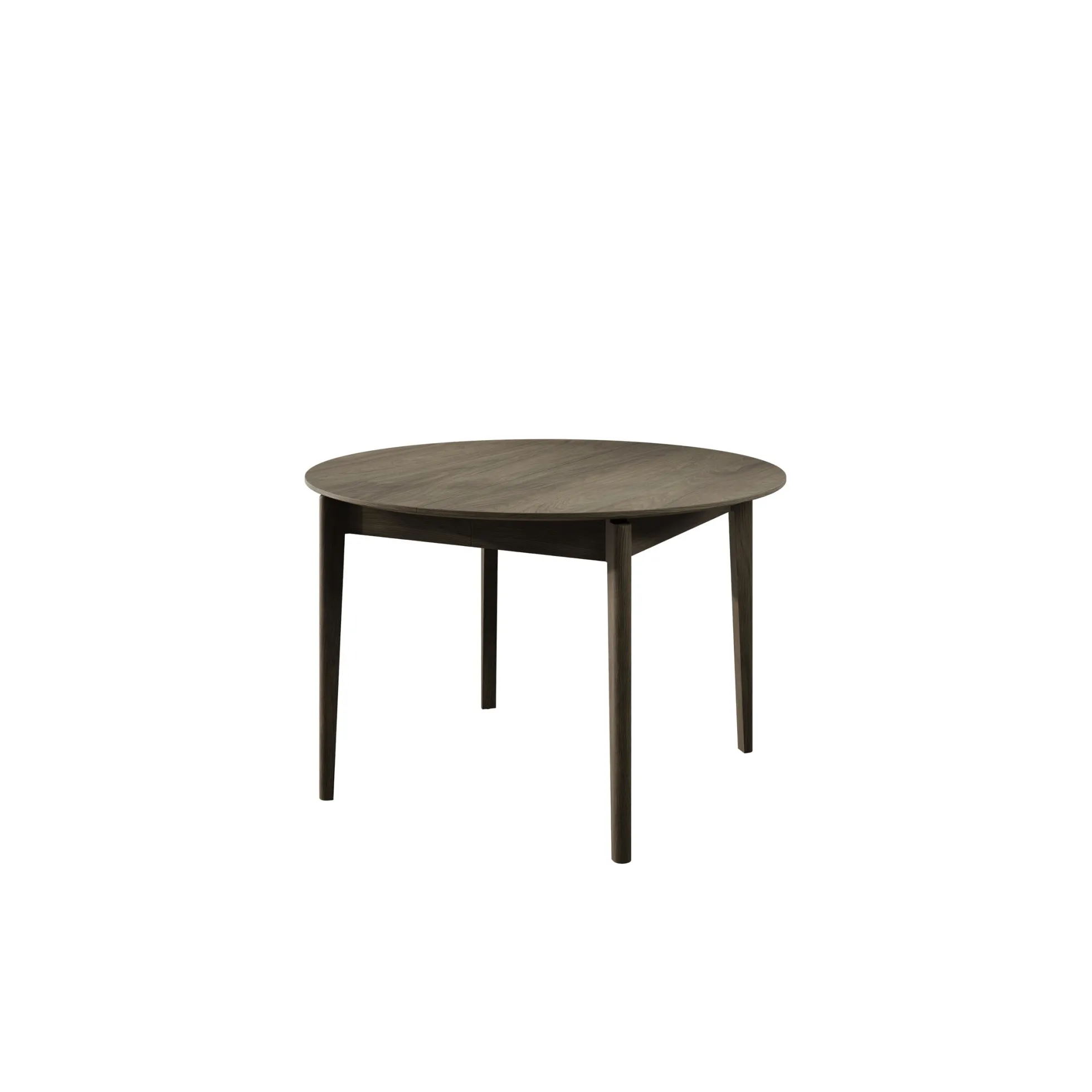 Portino - Eetkamertafel - Donker eiken - 120-240x120x77 cm