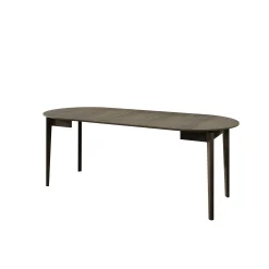 Portino - Eetkamertafel - Donker eiken - 90-210x90x77 cm