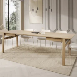 Portino - Eetkamertafel - Licht eiken - 149-269x85x77cm