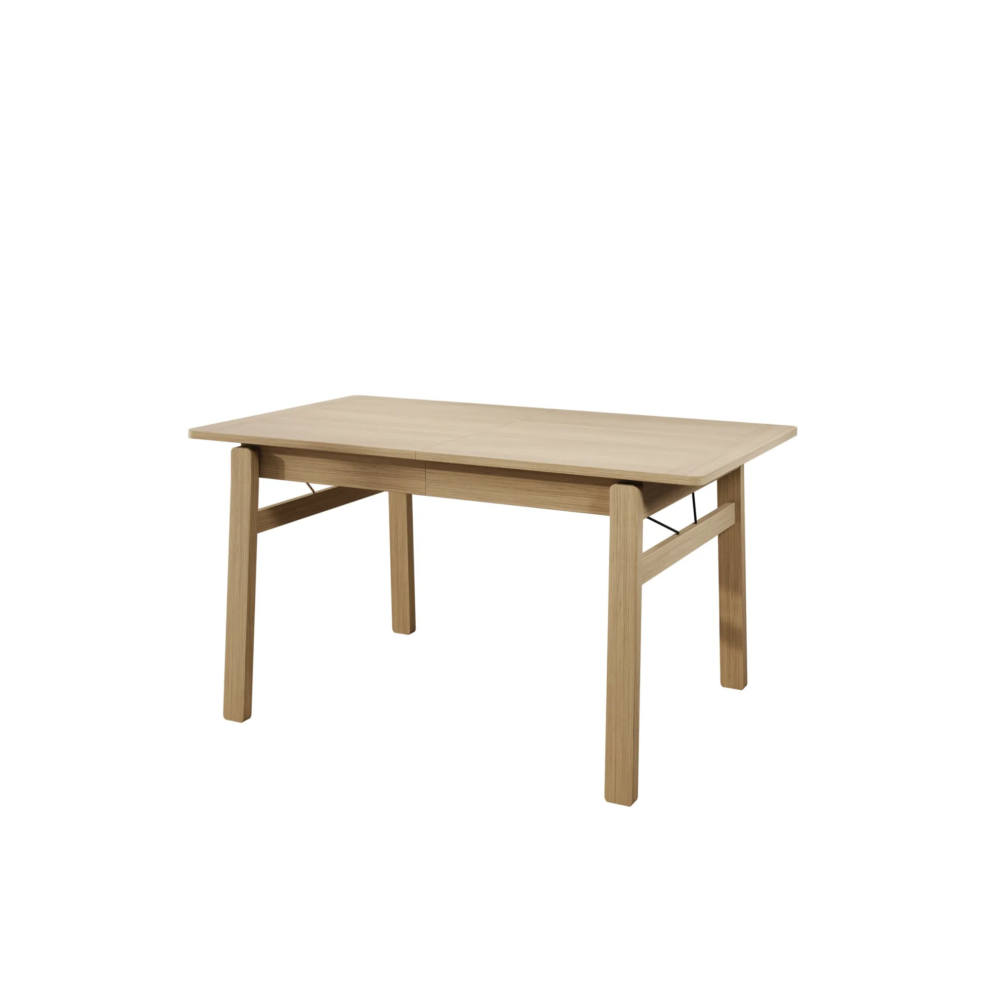 Portino - Eetkamertafel - Licht eiken - 149-269x85x77cm
