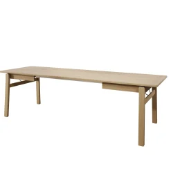 Portino - Eetkamertafel - Licht eiken - 149-269x85x77cm