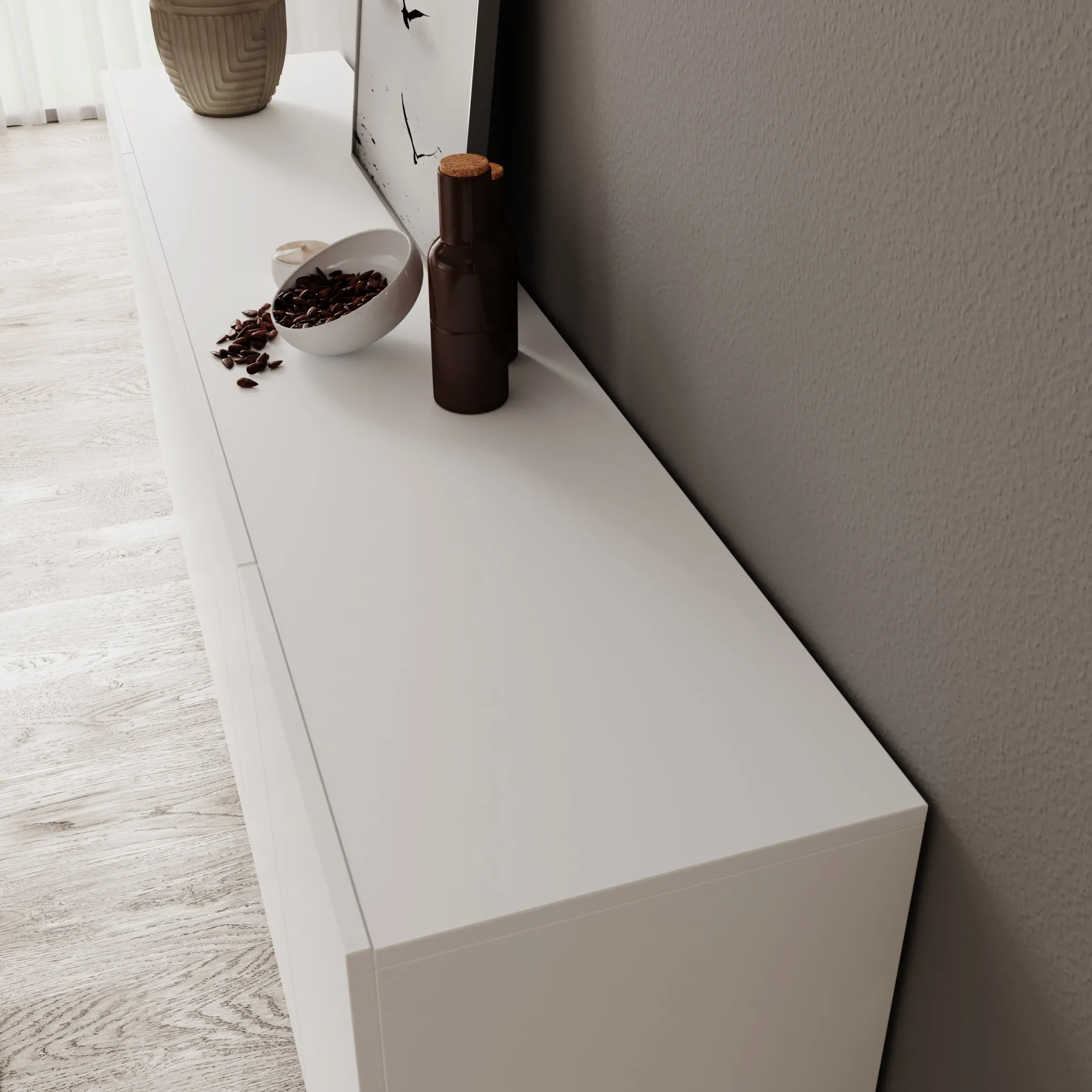 Pulse 4 - Dressoir - Wit - 180x39x76 cm