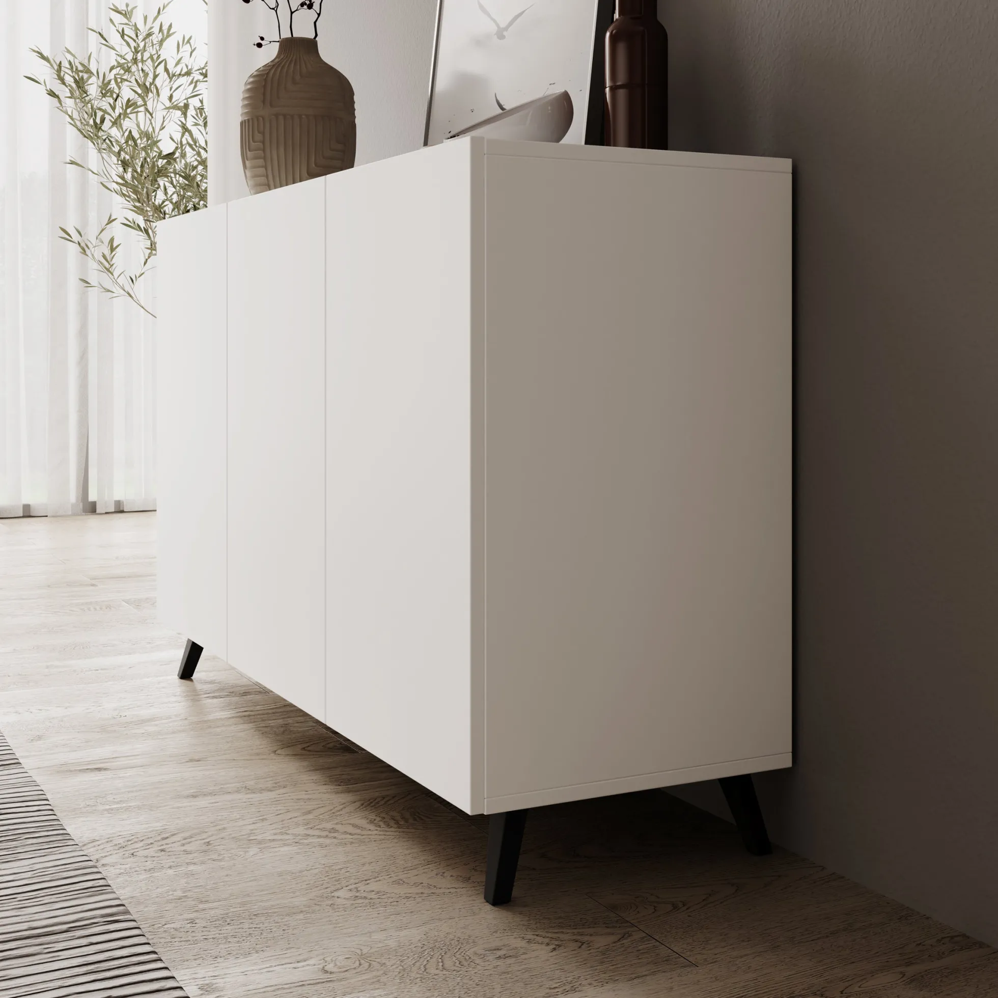 Pulse 3 - Dressoir - Wit - 120x39x76 cm