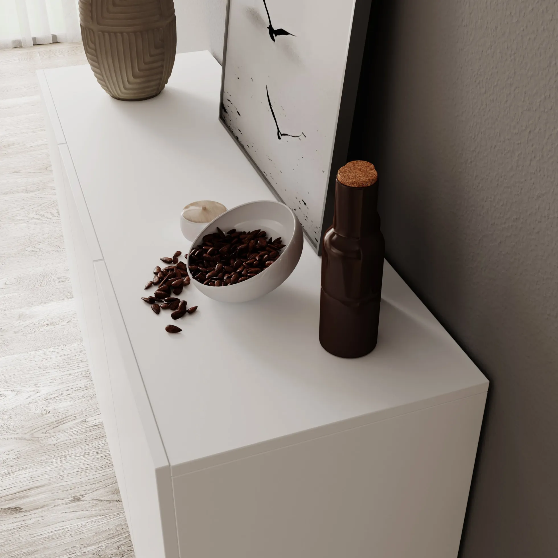 Pulse 3 - Dressoir - Wit - 120x39x76 cm