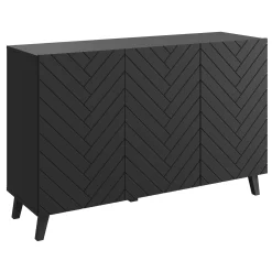 Pulse 3 - Dressoir - Zwart - 120x39x76 cm