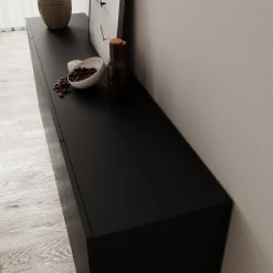 Pulse 4 - Dressoir - Zwart mat - 180x39x76 cm