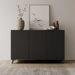 Pulse 3 - Dressoir - Zwart mat - 120x39x76 cm