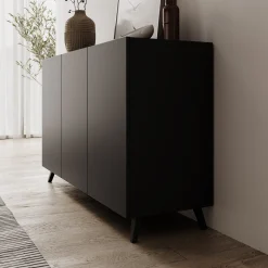 Pulse 3 - Dressoir - Zwart mat - 120x39x76 cm