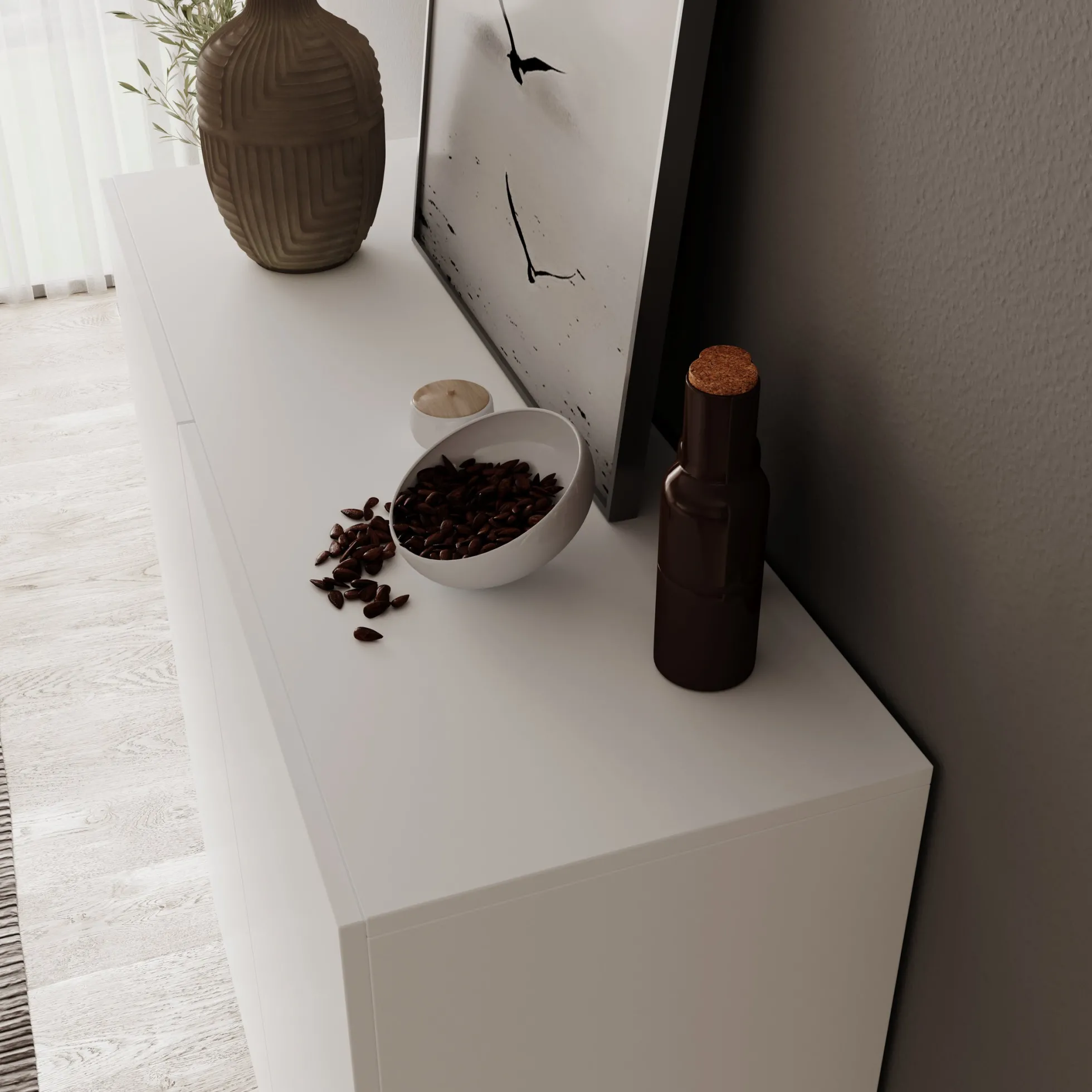 Pulse - Dressoir - Wit - 120x40x130 cm