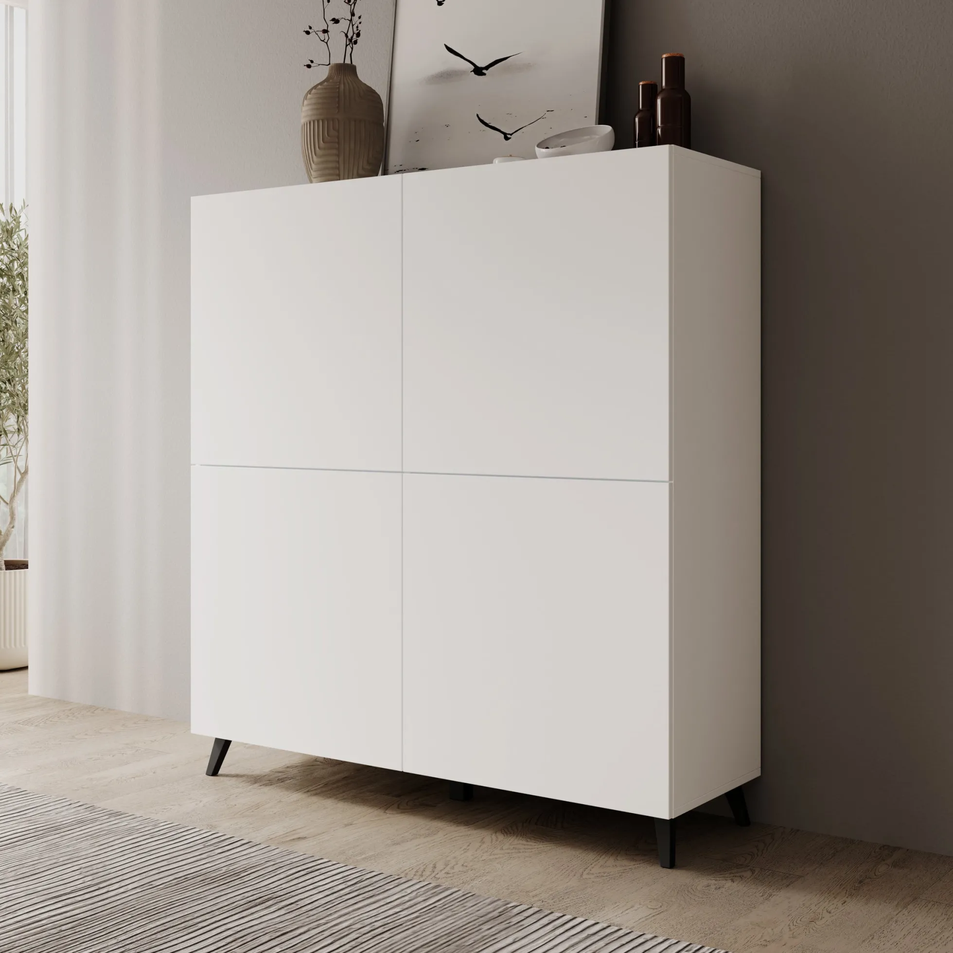 Pulse - Dressoir - Wit - 120x40x130 cm
