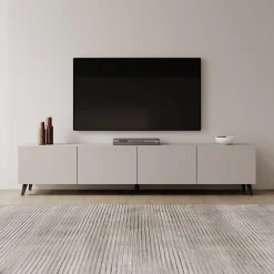 Pulse - TV-Meubel - Beige - 190x33x40 cm