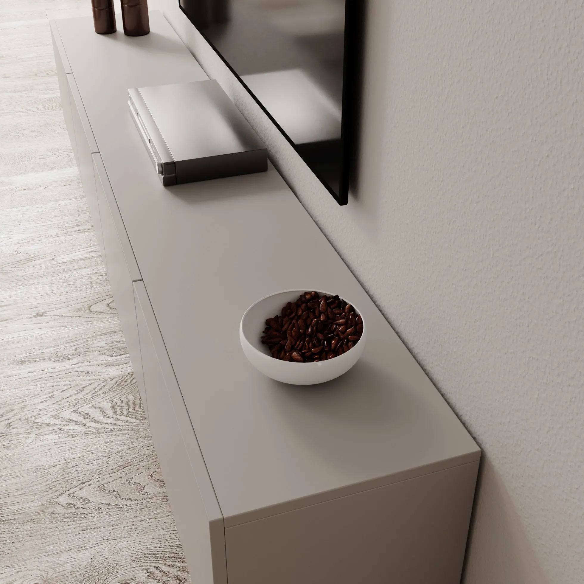 Pulse - TV-Meubel - Beige - 190x33x40 cm