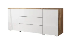 Pure - Dressoir - Wit/eiken - 150x39x68 cm