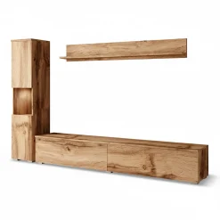 Pure - Wandmeubel - Eiken - 180x33x32 cm