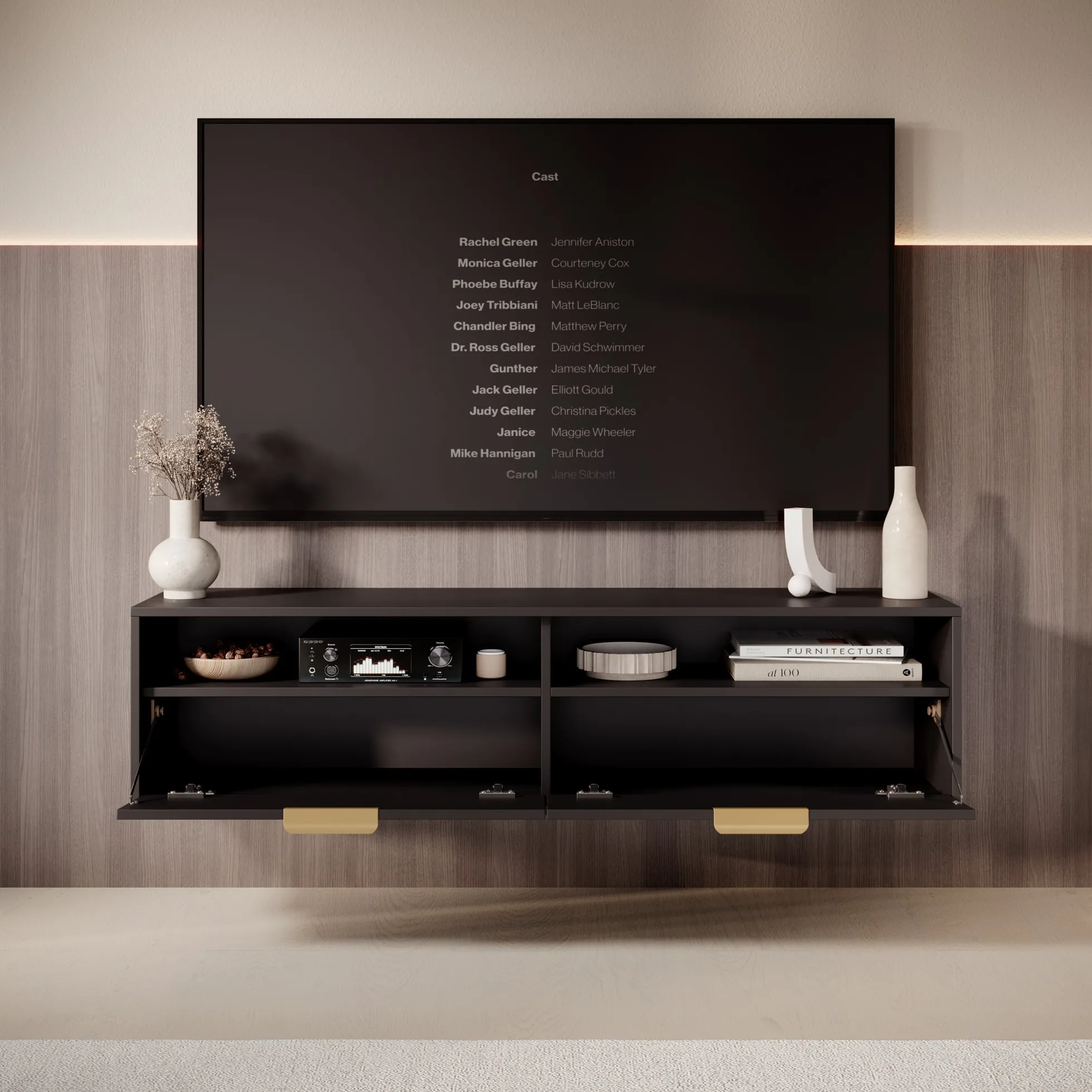Qipp - TV-Meubel - Zwart