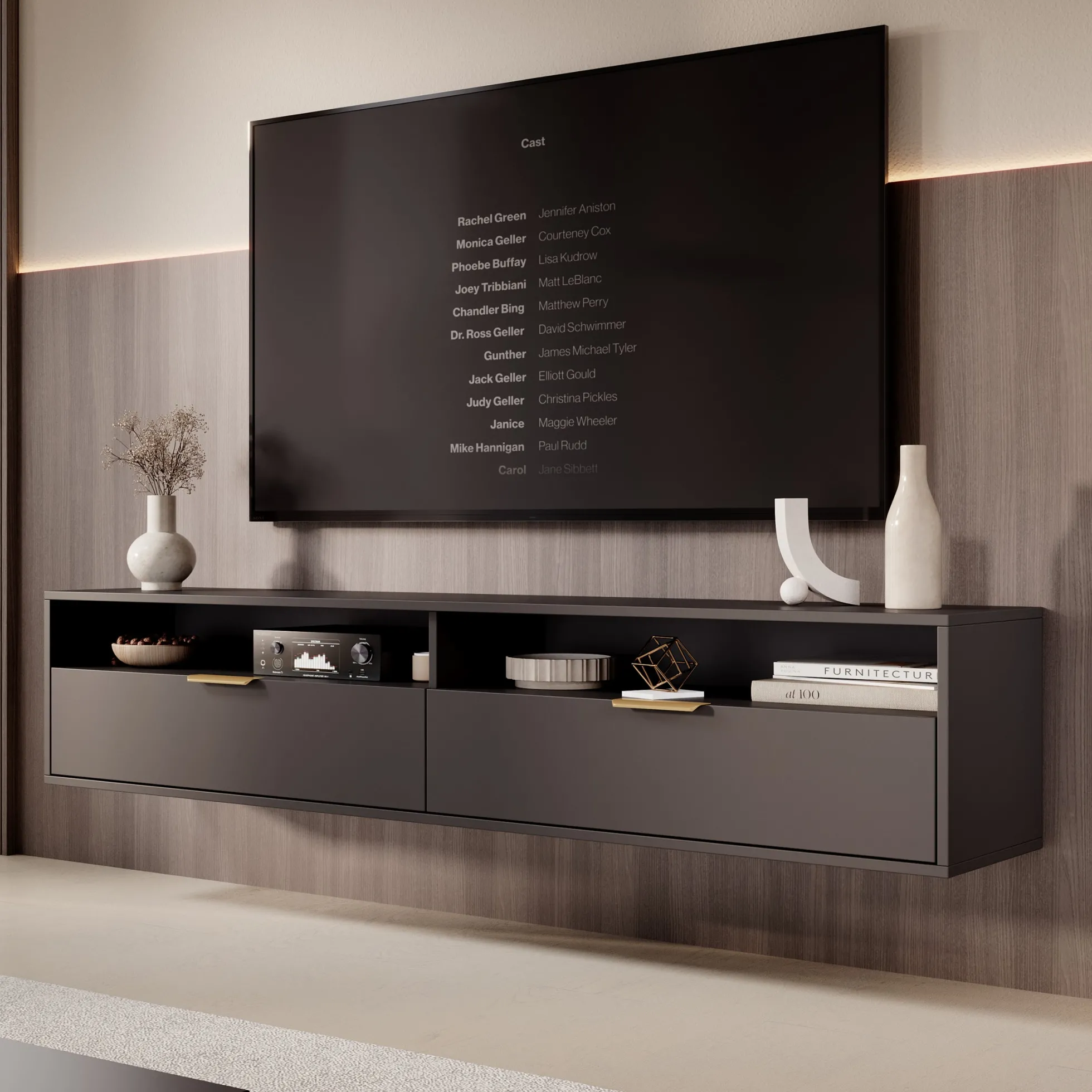 Qipp - TV-Meubel - Zwart