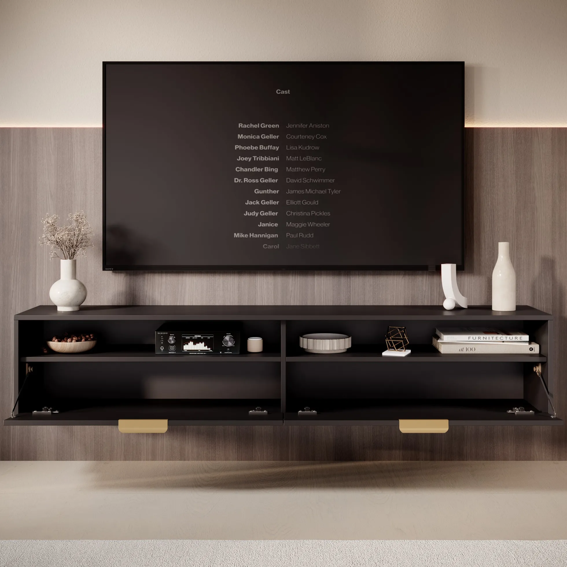 Qipp - TV-Meubel - Zwart