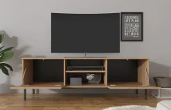 Queen - TV-Meubel - Eiken - 150x41x50 cm