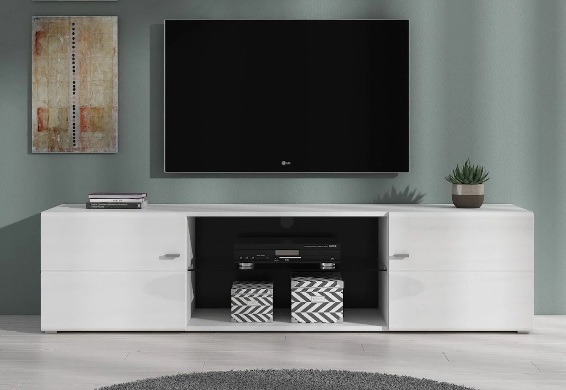 Red - TV-Meubel - Wit - 170 cm