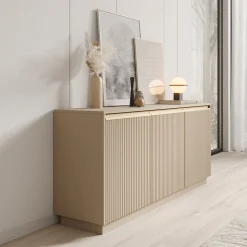 Remy - Dressoir - Beige - 153x39x72 cm