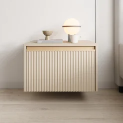 Remy - Nachtkastje - Beige - 54x39x37 cm