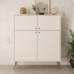 Reunion - Dressoir - Beige - 105x41x122 cm