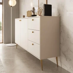Reunion - Dressoir - Beige - 156x41x89 cm