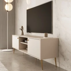 Reunion - TV-Meubel - Beige - 156x41x55 cm
