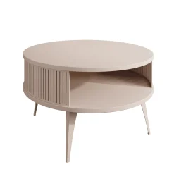 Roslyn - Salontafel - Beige - 75x75x44 cm