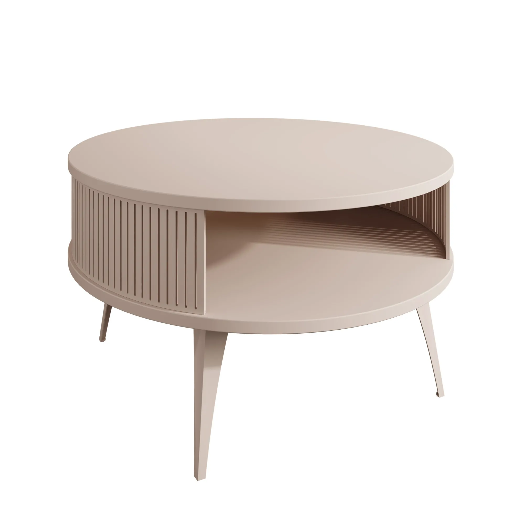 Roslyn - Salontafel - Beige - 75x75x44 cm