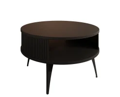 Roslyn - Salontafel - Zwart - 75x75x44 cm