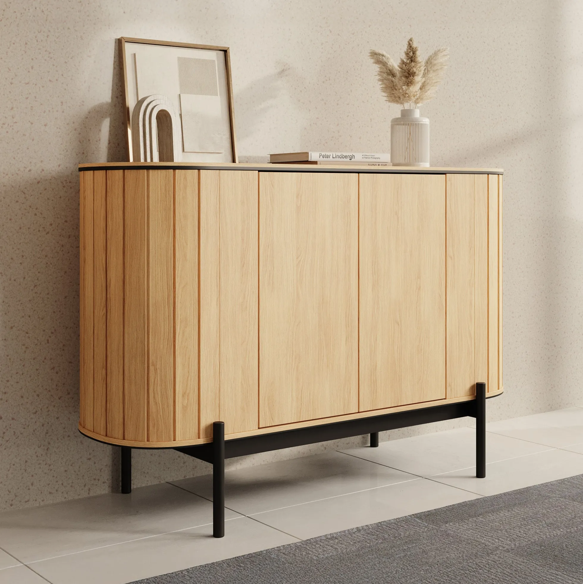 Royale - Dressoir - Eiken - 124x45x82 cm