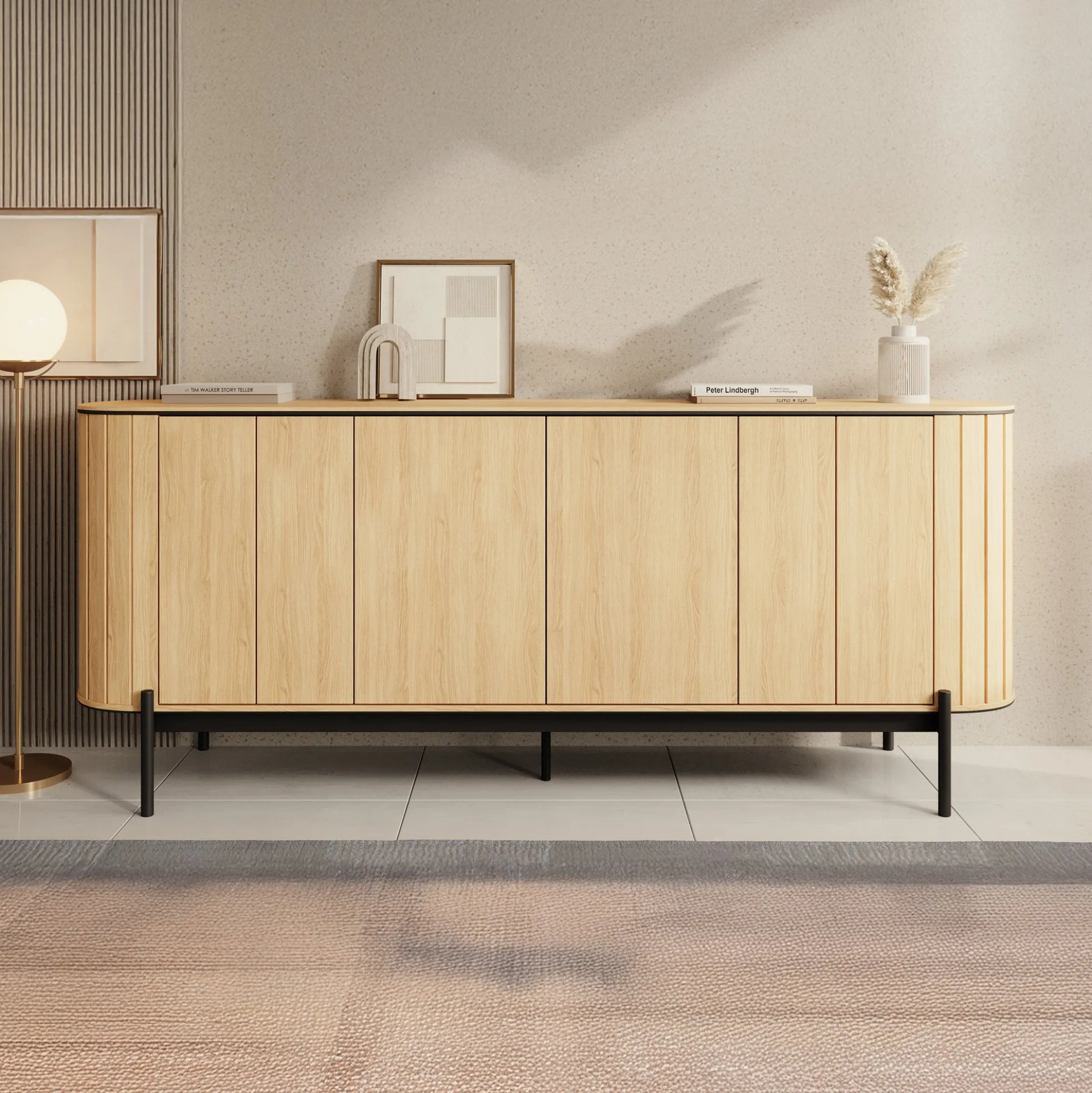 Royale - Dressoir - Eiken - 200x45x82 cm
