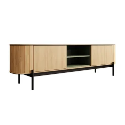 Royale - TV-Meubel met 2 deuren - Eiken - 200x45x57 cm