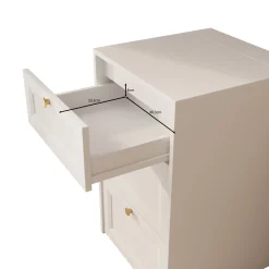 Rumble - Kaptafel met stoel - Wit - 50x51 cm
