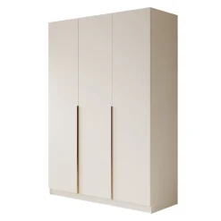 Sabre 2 - Kledingkast 3-deurs - Wit - 150x58x215 cm