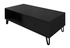 Salontafel Barlo - Mat Zwart - 110 cm