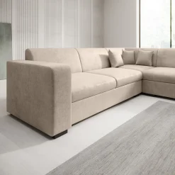 Santana - Hoekbank 4-zits - Velvet beige - Rechts