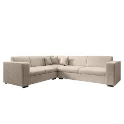 Santana - Hoekbank 4-zits - Velvet beige - Links