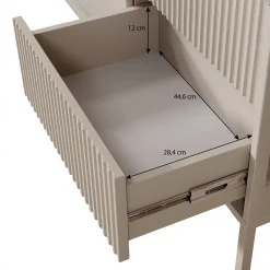 Saran - Dressoir - Beige - 154x40x81 cm