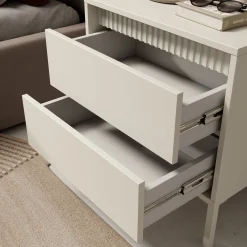 Saran - Nachtkastje - Beige - 54x40x56 cm