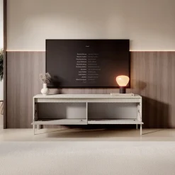 Saran - TV-Meubel - Beige - 154x40x53 cm